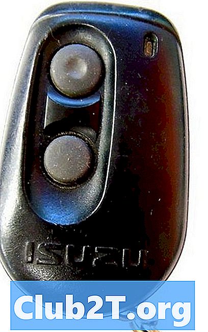 1996 Isuzu אואזיס Keyless כניסה Starter תיל תרשים