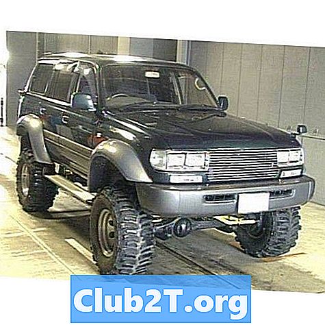 1996 렉서스 LX450 자동차 타이어 크기