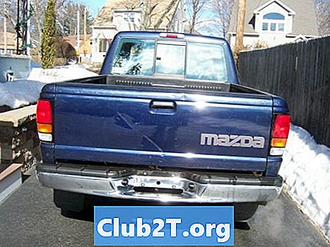 1996 Schéma zapojenia autorádia Mazda B4000