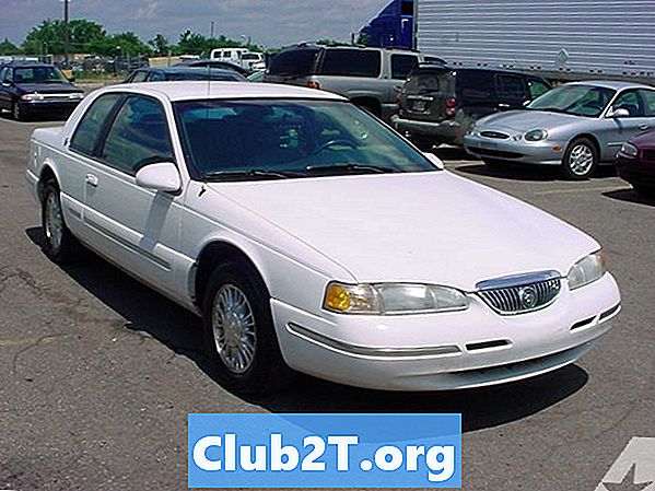 1996 m. Mercury Cougar automobilių radijo laidų schema