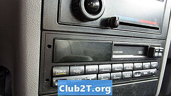 1996 Mercury Tracer automašīnas radio vadu shēma