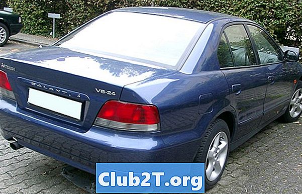 1996 Mitsubishi Galant autovalaisimien koot