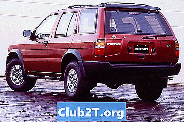 1996 Nissan Pathfinder SE Náhradné pneumatiky veľkosti