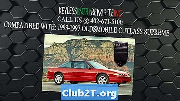 1996 Oldsmobile Catlass עליון תרשים התחלה מרחוק תיל