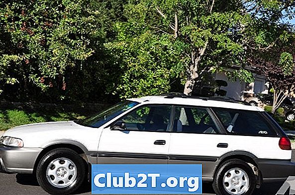 1996 Subaru Outback Автомобилна алармена жица Схема