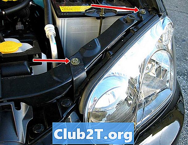1996 Subaru SVX Automotive Light Bulb Størrelsesguide
