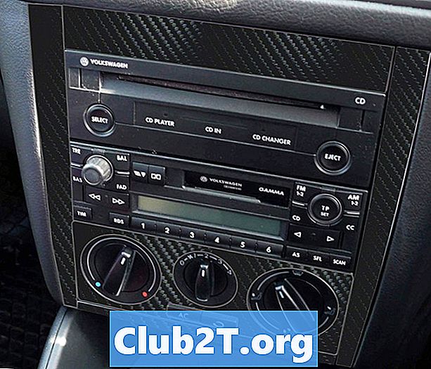 1996 Volkswagen Golf auto radio stereo shema