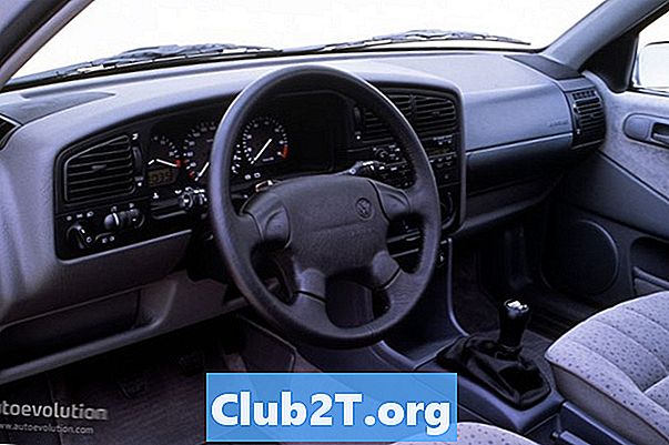 Diagrama de fiação estéreo de rádio de carro Volkswagen Jetta 1996