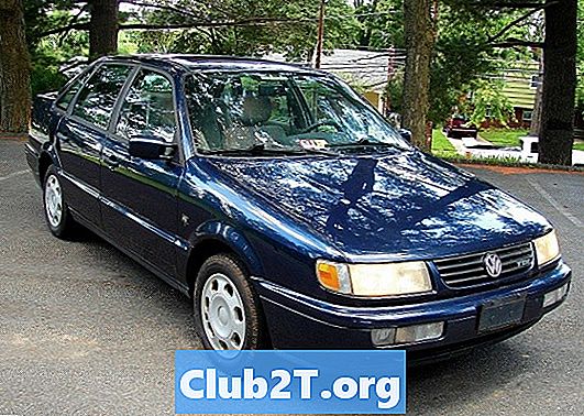 1996 Volkswagen Passat Przewodnik po rozmiarach żarówek samochodowych
