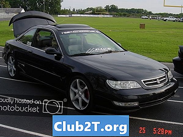 1997 m. Acura CL automobilių signalizacijos schema