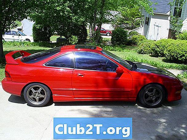 1997 Acura Integra GSR -auton renkaan koko