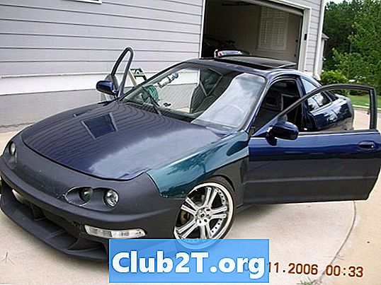 1997 Acura Integra LS Factory แผนภาพขนาดยางรถ
