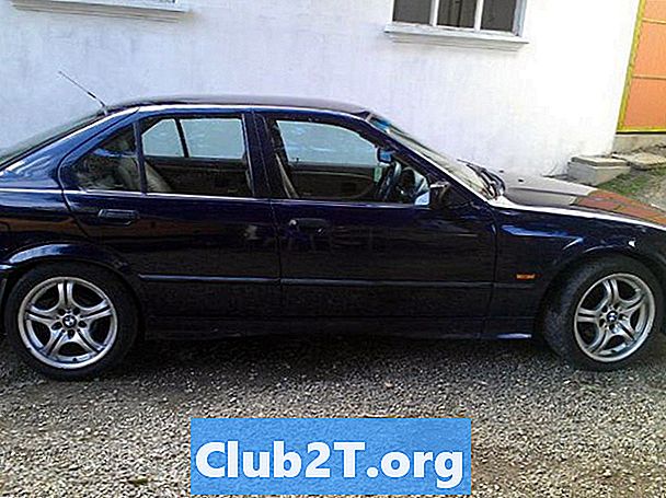 1997 BMW 318i Схема электропроводки для автомобильной безопасности