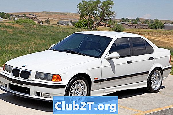 1997 BMW M3 auto rehvide suuruste skeem