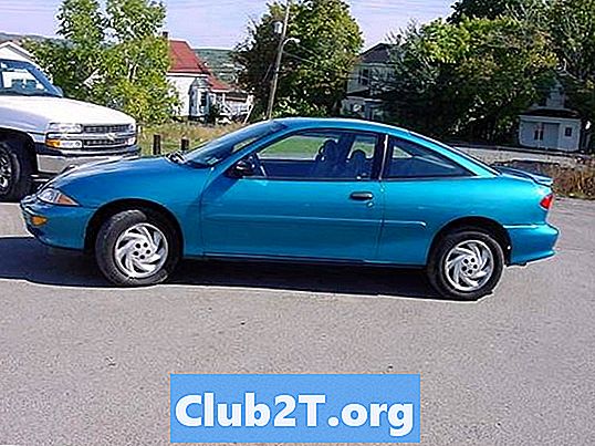 1997 Chevrolet Cavalier 자동차 전구 크기 다이어그램