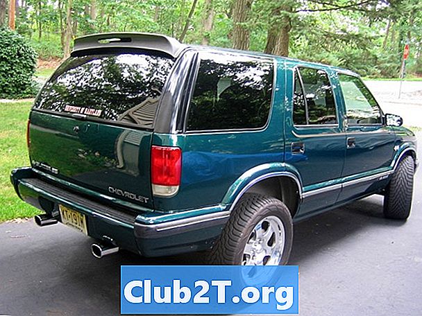 1997 Chevrolet S10 Blazer auto radio stereo shema