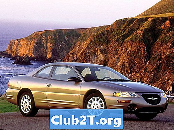 1997 Chrysler Sebring Coupe Auto Gráfico de fiação de segurança