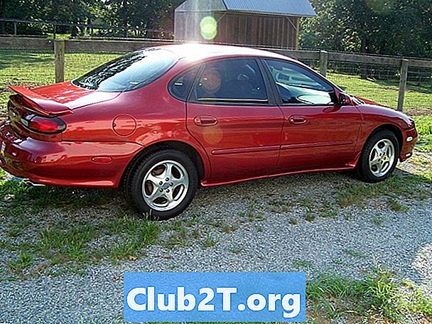 1997 Ford Taurus SE 림과 타이어 사이징 다이어그램