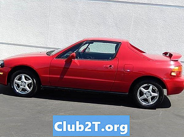 1997 Honda Civic Del Sol Автомобільна діаграма