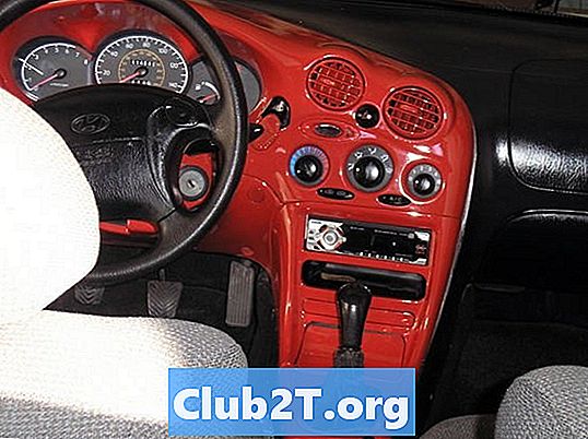 1997 Hyundai Tiburon auto signalizācijas automātiskās drošības vadu shēma
