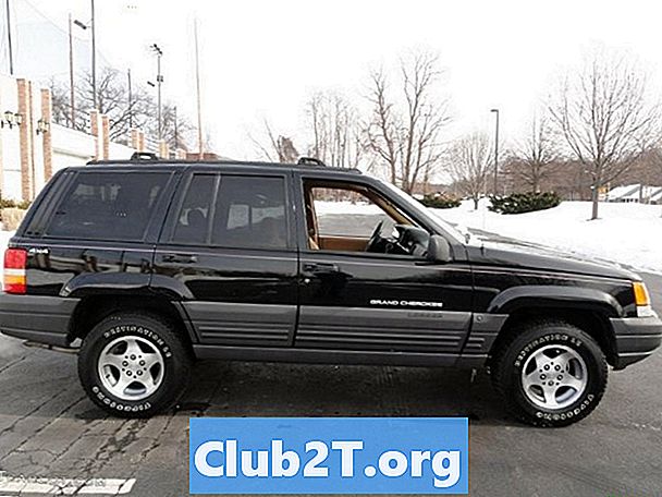 1997 Biểu đồ kích thước lốp xe ô tô của Jeep Grand Cherokee Laredo