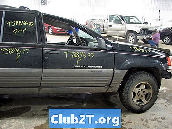 1997 Jeep Grand Cherokee nuotolinio paleidimo laidų schema