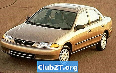1997 Mazda Protege ES Náhradní pneumatiky velikosti - Cars