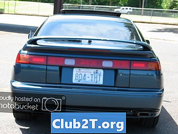1997 m. Subaru SVX automobilių signalizacijos schema