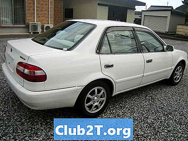 1997 Toyota Corolla bildækstørrelsesguide - Biler