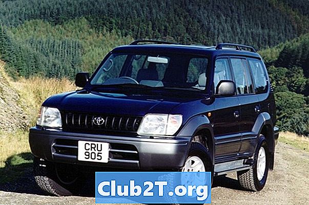 1997 Toyota Land Cruiser Car Radio Skema Kawat