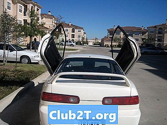 1998 Hướng dẫn đi dây báo động ô tô Acura Integra