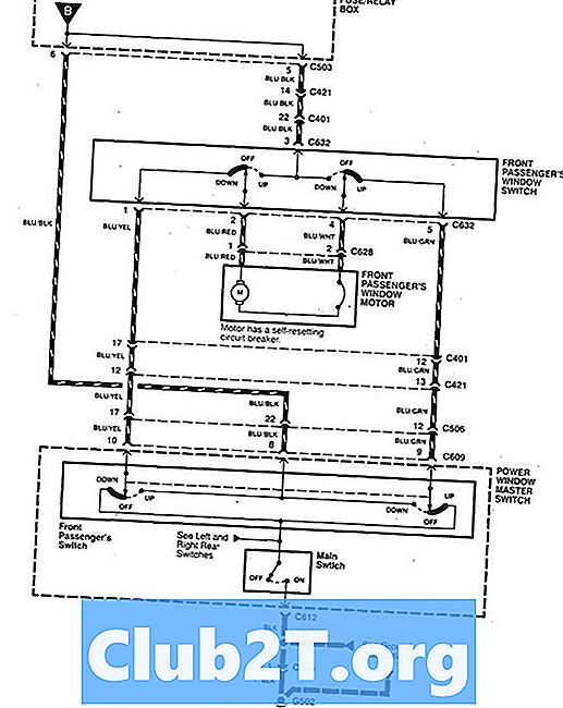 1999 Acura Integra Power Window Wire Diagram