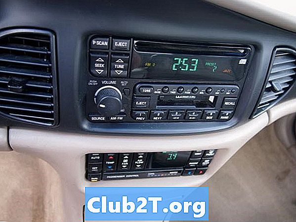 1998 Buick Regal -autoradiojohtojen tiedot