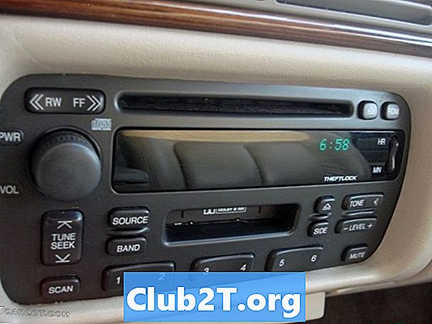 1998 Cadillac Deville Car Audio Диаграма