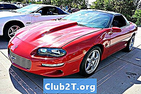 1998 m. „Chevrolet Camaro“ automobilių signalizacijos laidų spalvos
