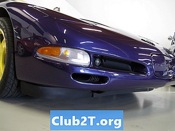 1998 שברולט Corvette מכונית אזעקה תרשים חיווט