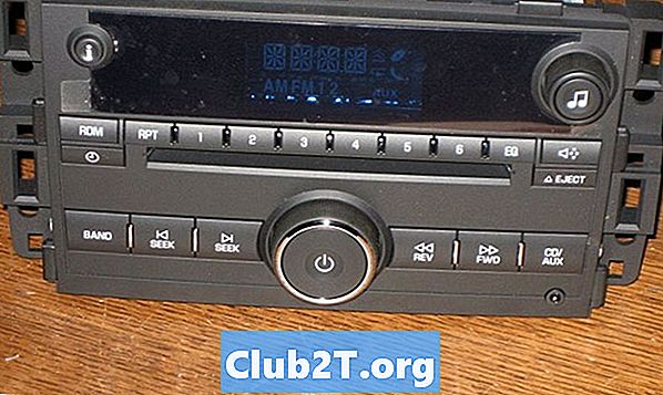 1998 Schemat okablowania stereo Chevrolet Express Factory