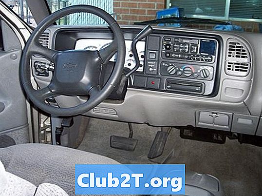 1998 Schemat połączeń radia samochodowego Chevrolet Silverado C1500