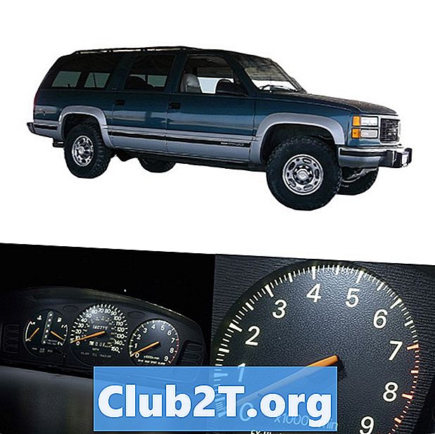 1998 Chevrolet Suburban výmena žiarovky veľkosti
