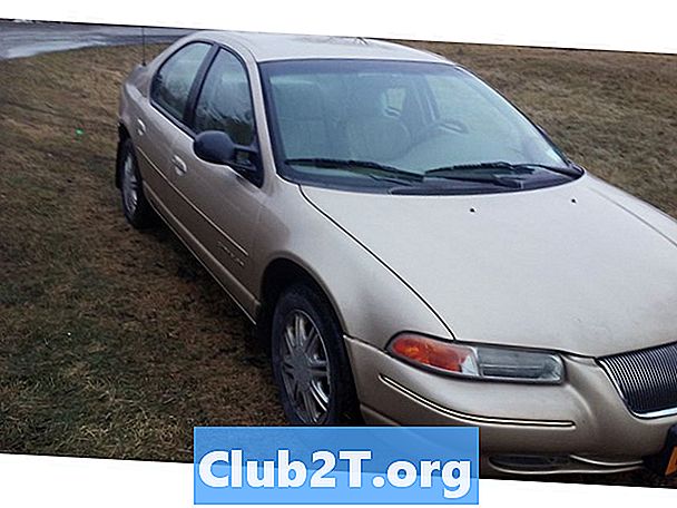1998 Chrysler Cirrus auto radio stereo vadu shēma