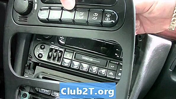Esquema de cableado de la radio del automóvil Chrysler Concorde de 1998