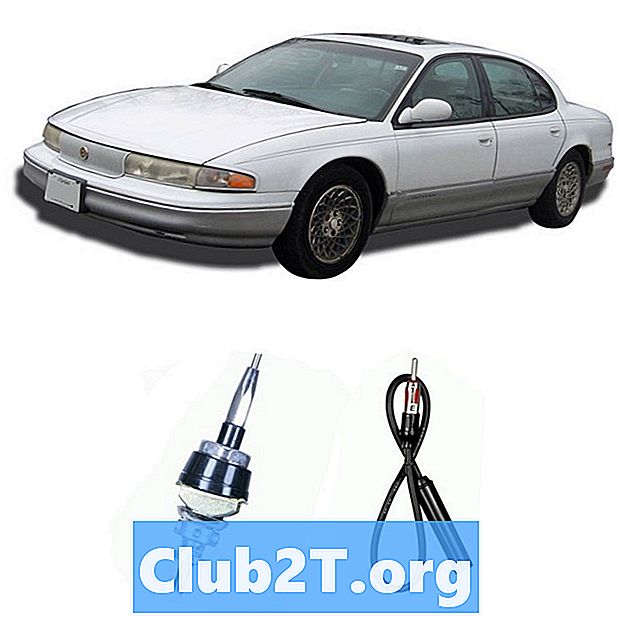 1998 m. „Chrysler LHS“ automobilių radijo laidų schema