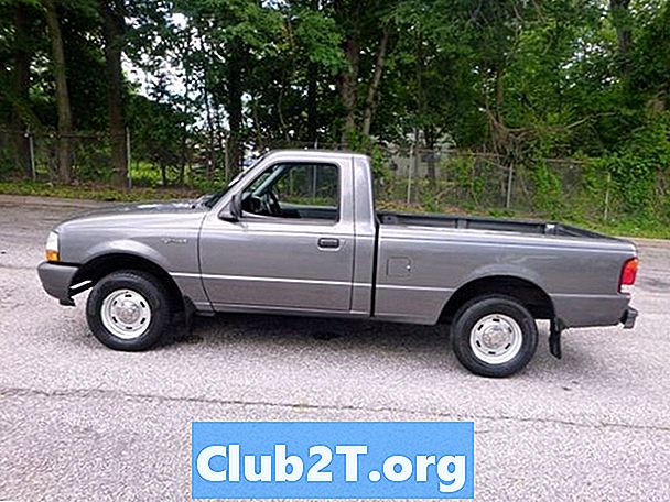 1998 Ford Ranger Pickup bilradio stereo ledningsdiagram