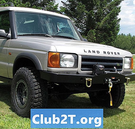 1998 Land Rover Discovery Stock Light Bulb Størrelser - Biler