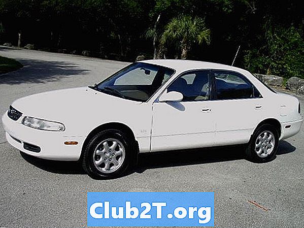 1998 Mazda 626 LX vervanging bandenmaatstaf gids