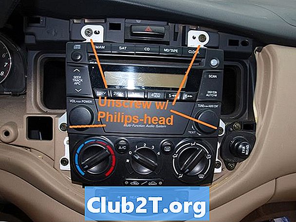 2004 Mazda MPV Ghid de cablare stereo pentru mașină