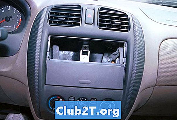 2001 Diagrama de conectare stereo auto Mazda Protege