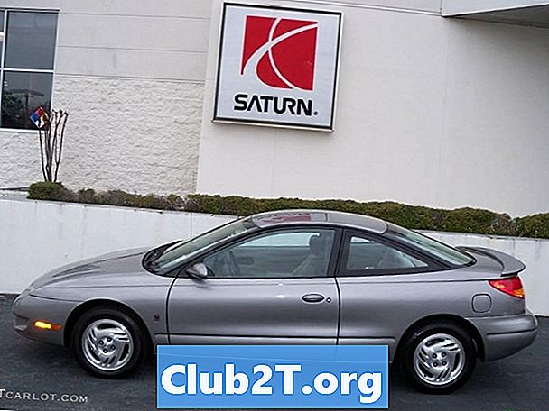 1998 Saturn SC2 automašīnu gaismas spuldzes izmērs