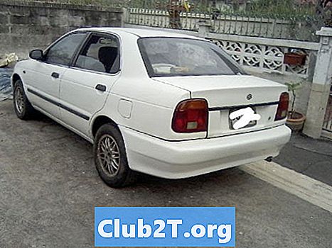 1998 Suzuki Esteem Automotive Light Bulb Base Størrelser