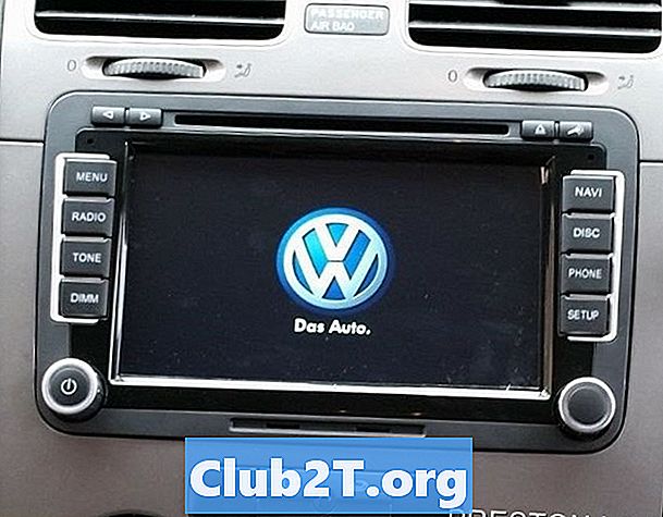 1998 m. „Volkswagen GTI“ automobilių radijo laidų instaliacijos instrukcijos